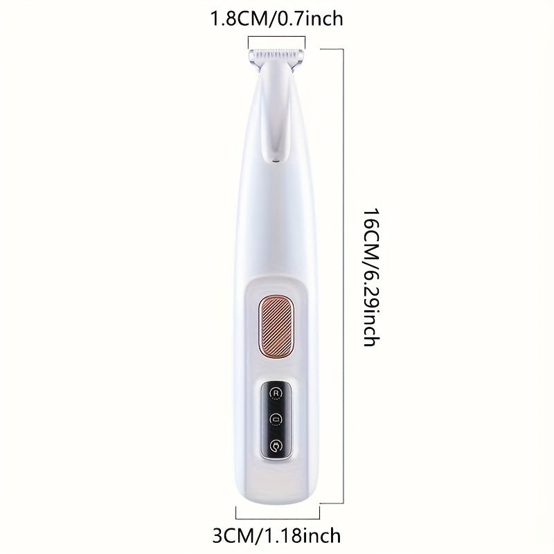 Pet Grooming Trimmer – Waterproof LED Rechargeable Clippers for Cats & Dogs