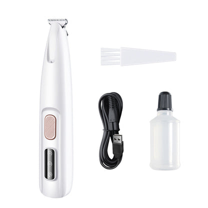 Pet Grooming Trimmer – Waterproof LED Rechargeable Clippers for Cats & Dogs