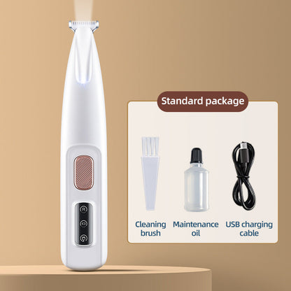 Pet Grooming Trimmer – Waterproof LED Rechargeable Clippers for Cats & Dogs